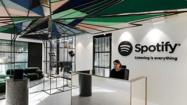 Why the Market Dipped But Spotify (SPOT) Gained Today